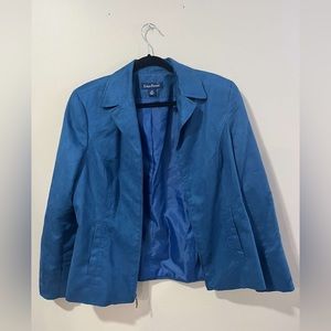 Evan Picone Blue Women’s Blazer Light Blue Jacket
